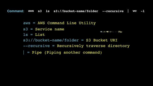 Command to Count files/Objects in an S3 bucket смотреть онлайн