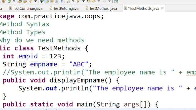 How do you call Instance Method in Java | Java Basics 53 | Methods in Java | part3 | Java in Telugu смотреть онлайн