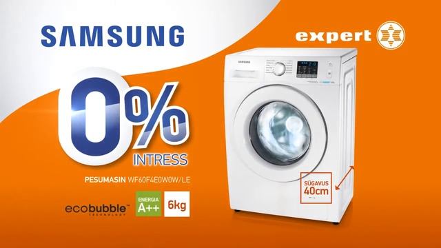 Expert - Samsung 0% intress, A++ pesumasin смотреть онлайн