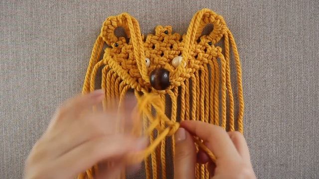 Macrame Tiger ?/ Cat ?  Wall Hanging 2022