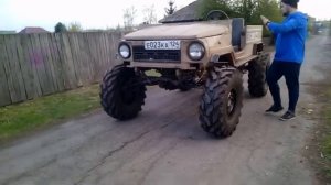 ЛуАЗ на БЕЛ 160 первые шаги