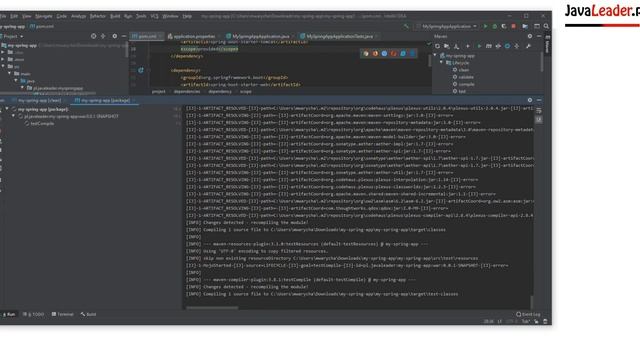 Aplikacja Spring Boot na zewnętrznym Apache Tomcat смотреть онлайн