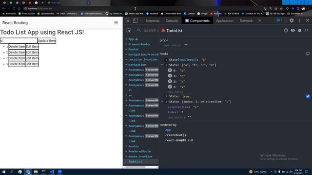 Todo List App using React JS Topic: Edit and Update item functionality and resposive UI (Part - 2) смотреть онлайн