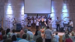 Ольга Марина - Прославление на служении 03. 08. 2014