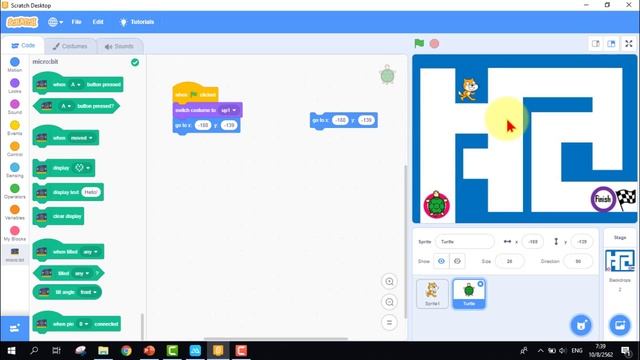 Microbit การใช้ไมโครบิตเล่นเกมใน Scratch 3.0 смотреть онлайн