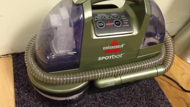 Bissell SpotBot Hands-Free Compact Deep Cleaner Carpet Cleaner смотреть онлайн