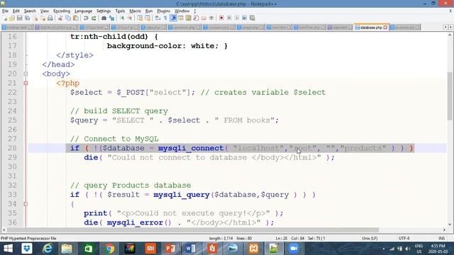 CIS 311 Web Programming PHP Database смотреть онлайн