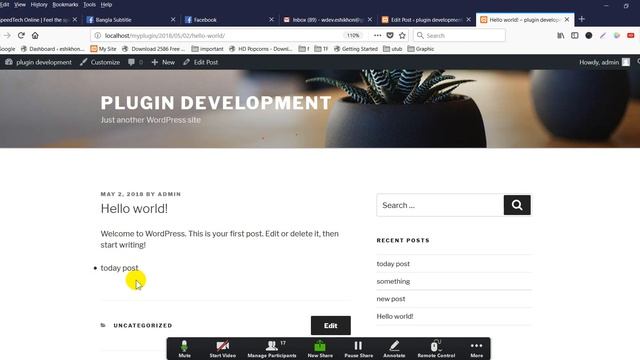 WordPress Plugin Development tutorial bangla from scratch -- Related Post Plugin Develop -- смотреть онлайн
