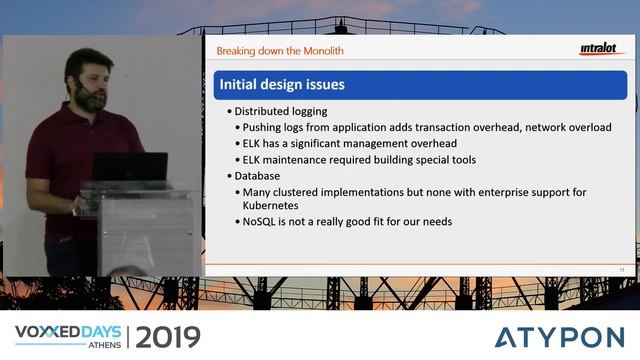 Voxxed Athens 2019 - Gaming, today and tomorrow: From Monolith to Micro Services смотреть онлайн