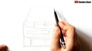 Как нарисовать Тойоту Ленд Крузер