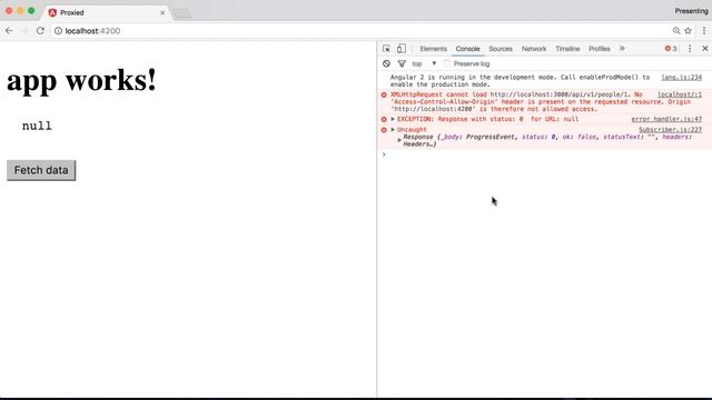 Configure a proxy for your API calls with Angular CLI смотреть онлайн