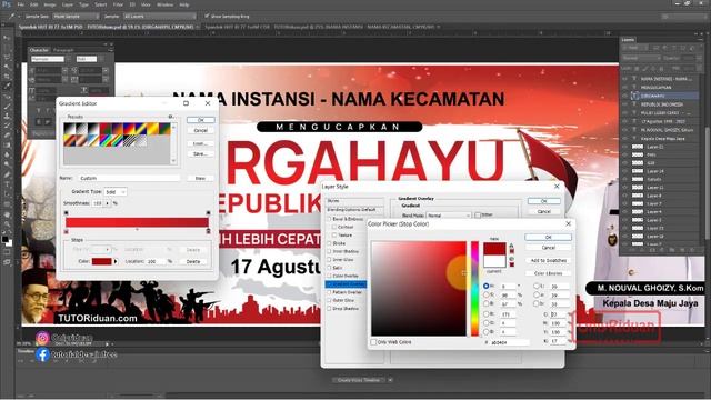 Free 2 Desain Banner Spanduk HUT RI 77 2022 CDR PSD - CorelDraw Photoshop Tutorial смотреть онлайн