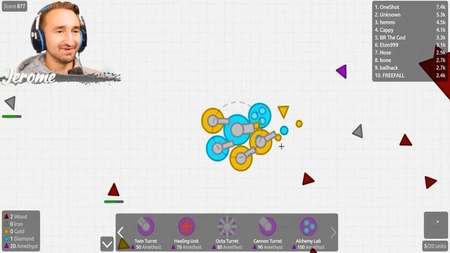 4-Player Tankmith.io Onyx Tank Challenge смотреть онлайн