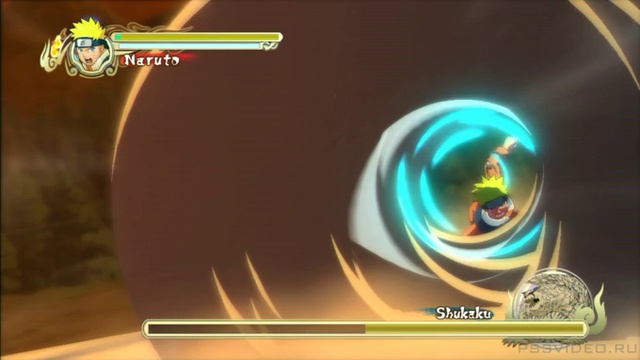 Битва Наруто и Шукаку (игра Naru...