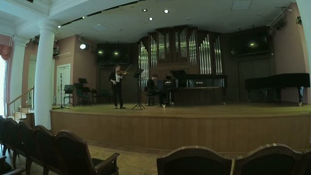 Прокофьев Соната для скрипки и фортепиано No.1 Гос Экзамен по Камерному Ансамблю смотреть онлайн