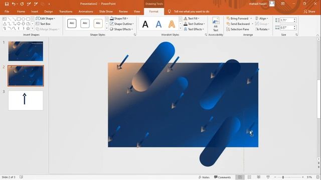 How to create an awesome gradient PowerPoint template-2020|| ANIMATED BANG|| смотреть онлайн