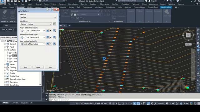 SUPERFICIES EN AUTOCAD CIVIL 3D 2018-2024-TRIANGULACIÓN-CORRECCIÓN Y RECORTE POR BOUNDARY смотреть онлайн