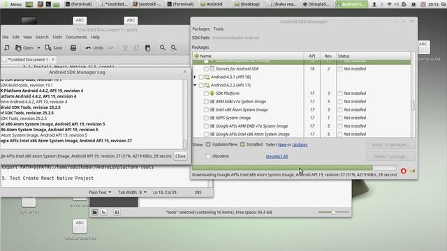 Install React Native Linux Mint FULL Part 1 (2) смотреть онлайн