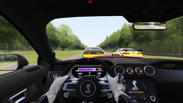 Ford Mustang Shelby GT500 vs Dodge Challenger SRT Hellcat vs Chevrolet Camaro ZL1 1LE смотреть онлайн