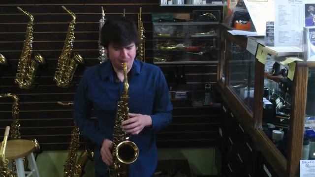 SaxQuest Mouthpiece Demo - Westcoast Sax High Roller Gold Alto Saxophone Mouthpiece смотреть онлайн