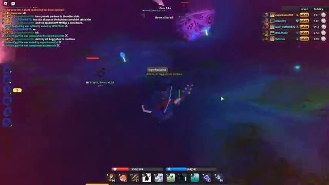 how to do spider queen dungeon in vesteria roblox смотреть онлайн