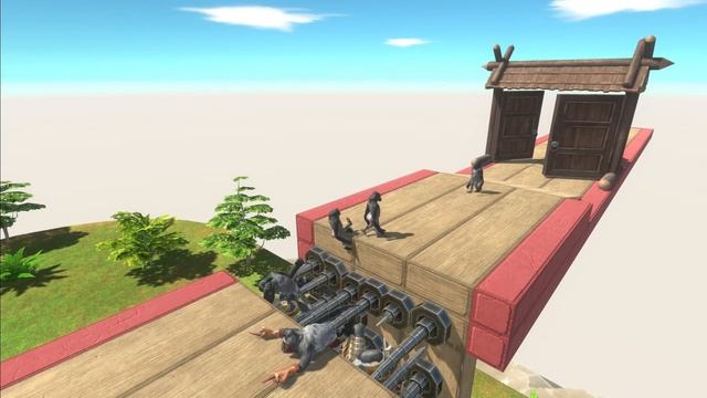 Dinosaurs Escape From Harpoon - Animal Revolt Battle Simulator смотреть онлайн
