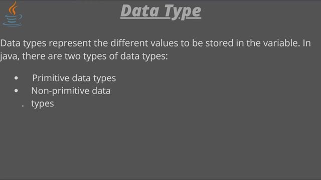 JAVA TUTORIAL L2 || Data Type and Variable || JAVA PLAYLIST смотреть онлайн