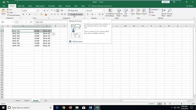 How to Merge Cells in Microsoft Excel [Tutorial] смотреть онлайн