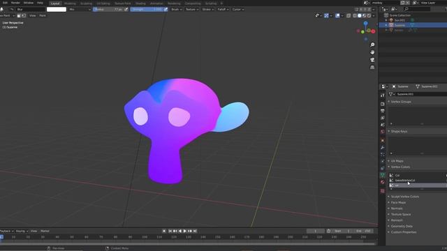 Blender addon - Bake to vertex color смотреть онлайн