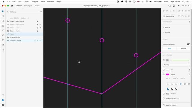 How to animate a line graph in Adobe XD смотреть онлайн