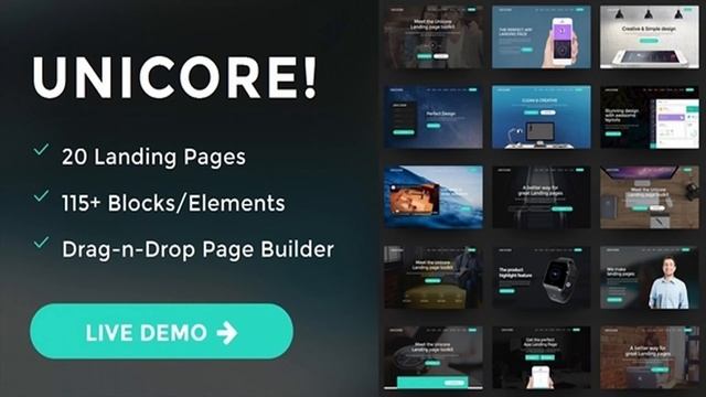 Unicore - WordPress Bootstrap Landing Page Theme | Themeforest Website Templates and Themes смотреть онлайн