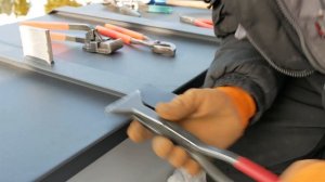 Реечный фальц. Отделка парапета