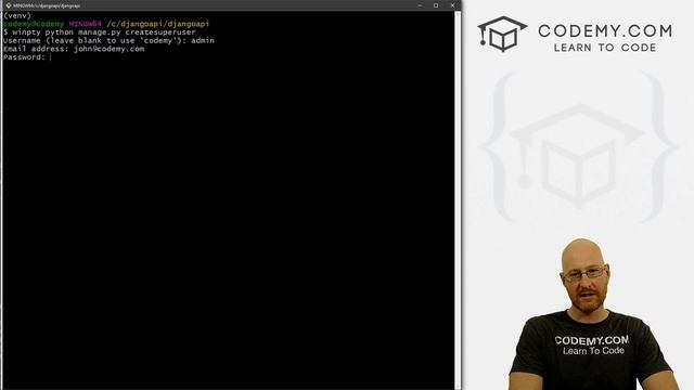 Setting Up The Django Admin Area - Build An API With Python Django #7 смотреть онлайн