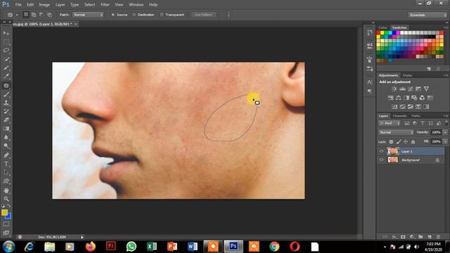 SPOT HEALING BRUSH | PATCH TOOL | HEALING TOOL IN ADOBE PHOTOSHOP | CLASS 08 | BY LITES ONLINE смотреть онлайн