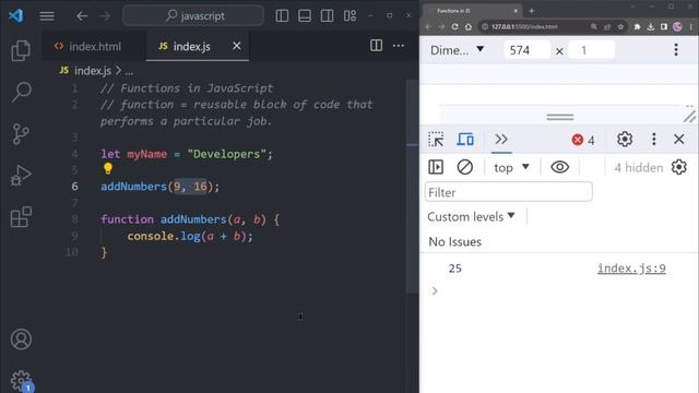Functions in JavaScript + Return Statement | #19 смотреть онлайн