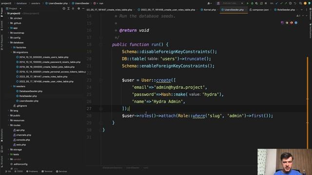 Hydra: Laravel API Boilerplate with Sanctum Roles смотреть онлайн