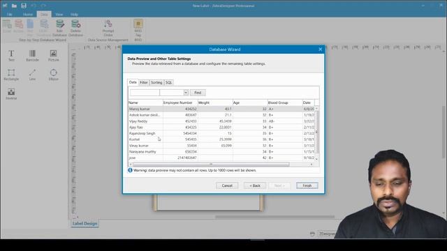 Zebra Designer V3 Database Connection смотреть онлайн