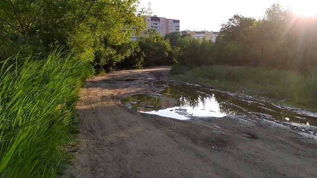 Саратов июнь 2020. Пруд который будет парком в поселке Солнечный. смотреть онлайн