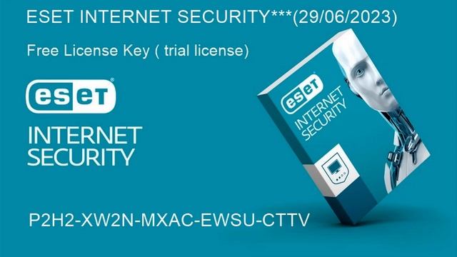 ESET NOD32 ANTIVIRUS Free License Key ( 30days) | แจกคีย์ eset แบบทดลองใช้งาน ( 30days) | 29/6/2023 смотреть онлайн