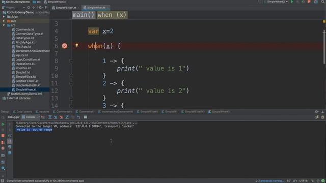 22. When statement in kotlin смотреть онлайн
