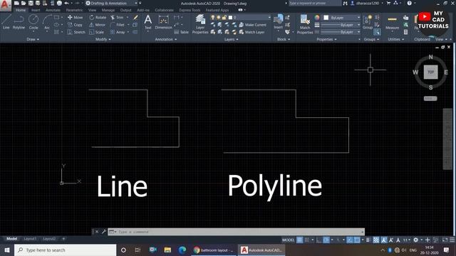 How to join lines to Polyline in AutoCAD | Polyline command in AutoCAD | Complete Guide 2023 смотреть онлайн