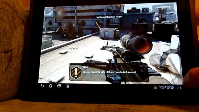 Modern Combat 3 : Fallen Nation on Asus Transformer смотреть онлайн