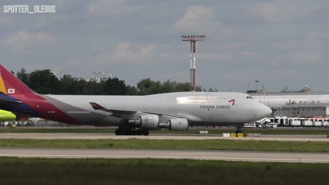 Этот гигант привез посылки c Алиэкспресс | Boeing-747 Asiana Cargo | Споттинг смотреть онлайн
