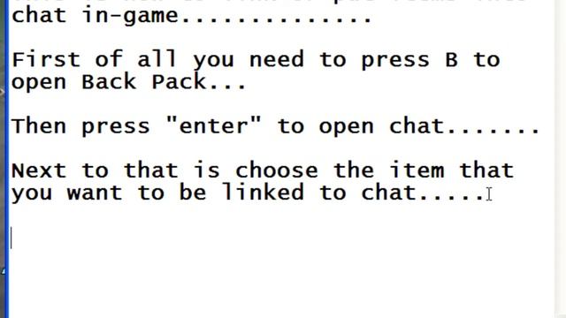 ZU Online - Linking Items to Chat смотреть онлайн