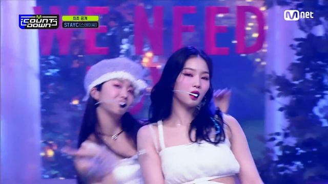 [STAYC - BEAUTIFUL MONSTER] Comeback Stage | #엠카운트다운 EP.762 | Mnet 220721 방송 смотреть онлайн