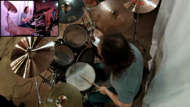 ASTERIA Thrash Metal Band Full Concert Dual Drum Cam View