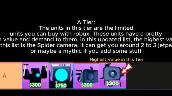 [UPDATE 60] *New* BEST TRADING / VALUE TIER LIST! TOILET TOWER DEFENSE