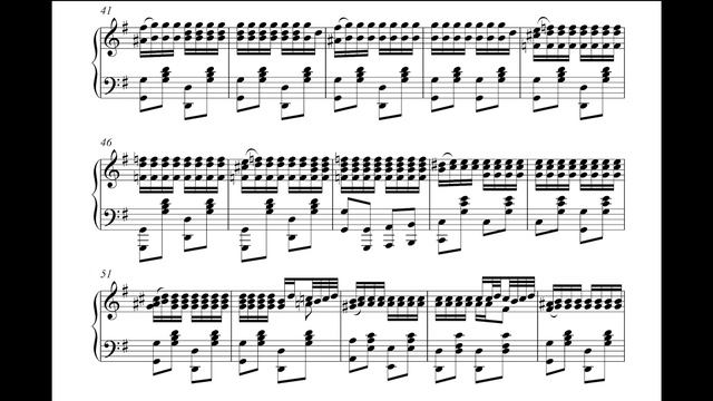 Zorba The Greek - Piano sheet music - Virtuoso version смотреть онлайн