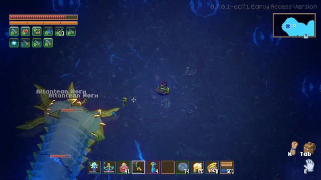 Atlantean Worm Boss Fight! ~ Core Keeper смотреть онлайн