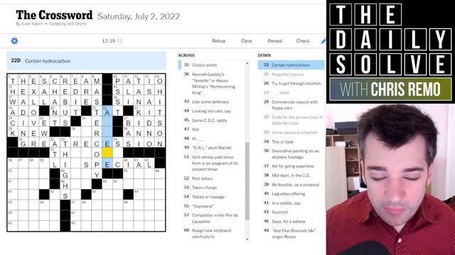 Saturday: Getting Stuck on Crossword Answers - 2 July 2022 New York Times Crossword смотреть онлайн